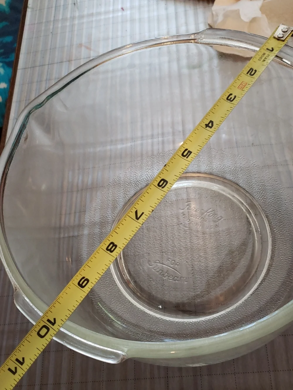 Fire King Sunbeam Mix Master Glass Mixing Bowl Replacement